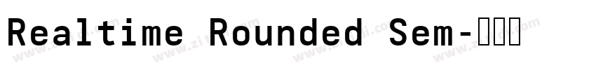 Realtime Rounded Sem字体转换